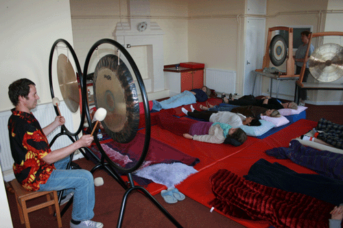 Crediton Gong Bath Meditation.