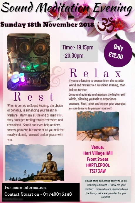 HARTLEPOOL - Sound Meditation Evening 