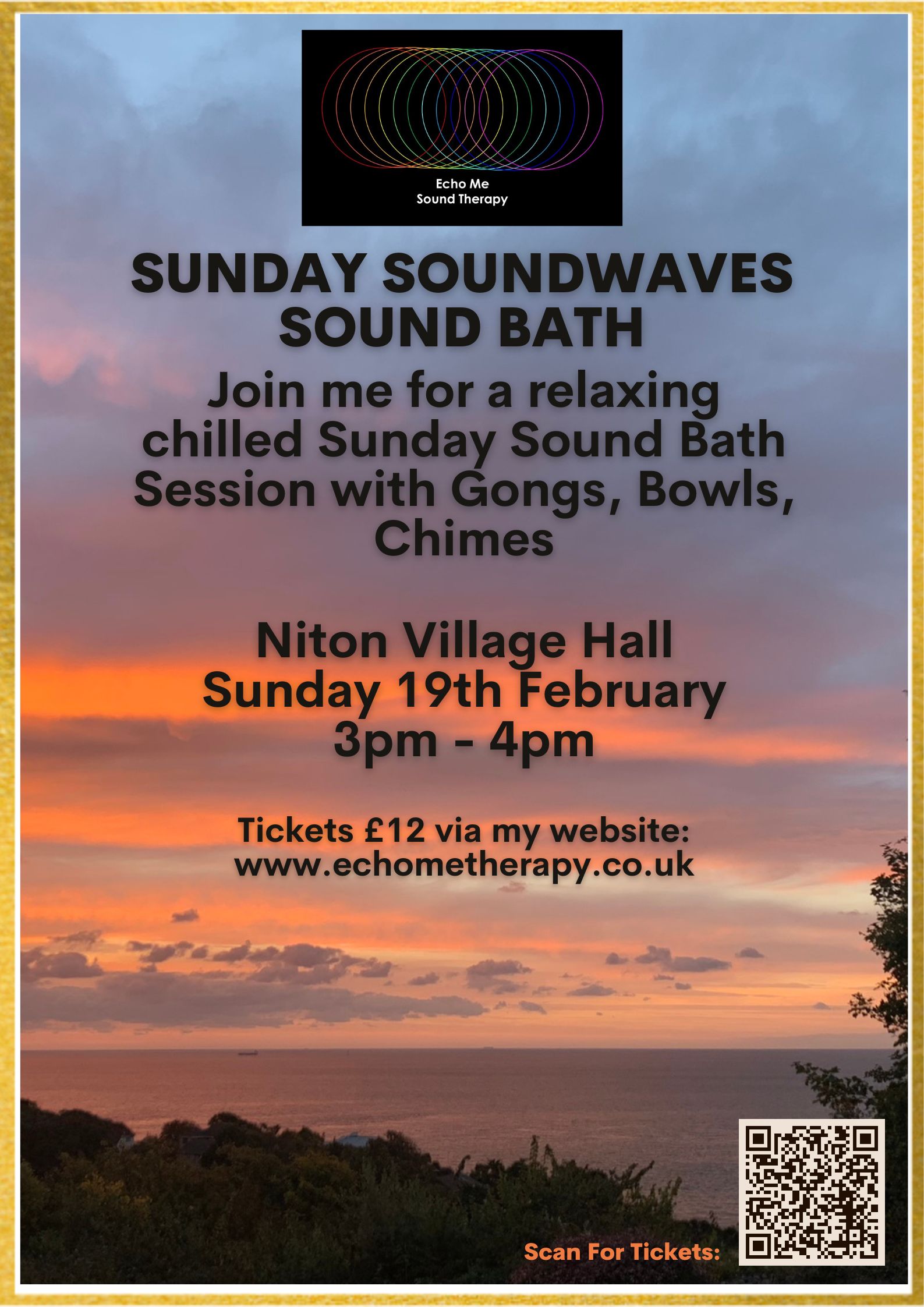 ISLE OF WIGHT - SUNDAY SOUNDWAVES SOUND BATH - NITON