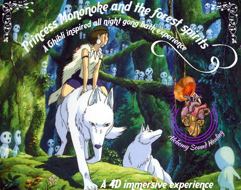 LONDON - Princess Mononoke and the Forest Spirits a Ghibli inspired all night go