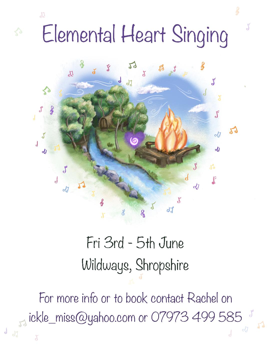 HIGHLEY, SHROPSHIRE - Elemental Heart Singing Retreat