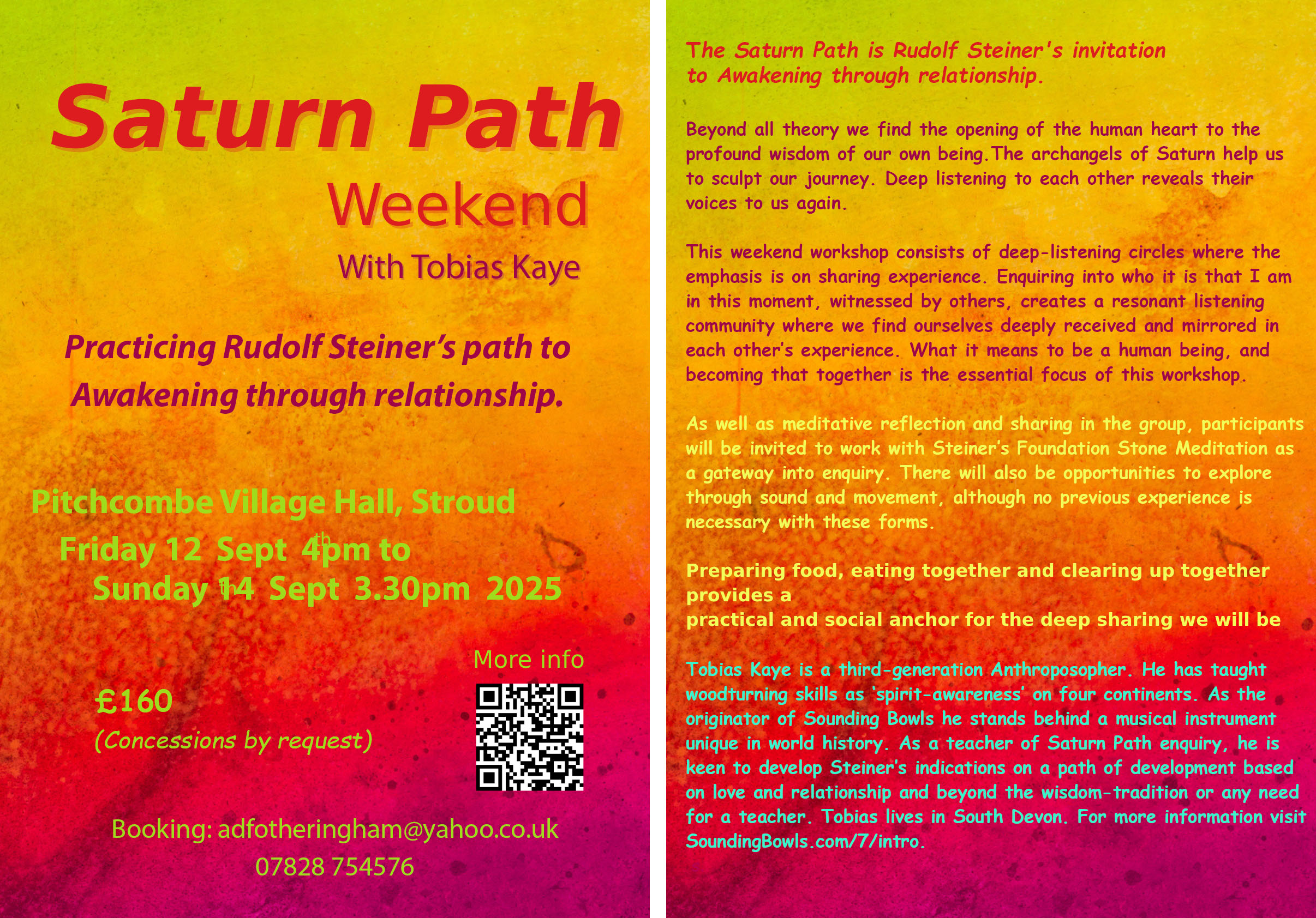 NR. STROUD, GLOS - Saturn Path Weekend