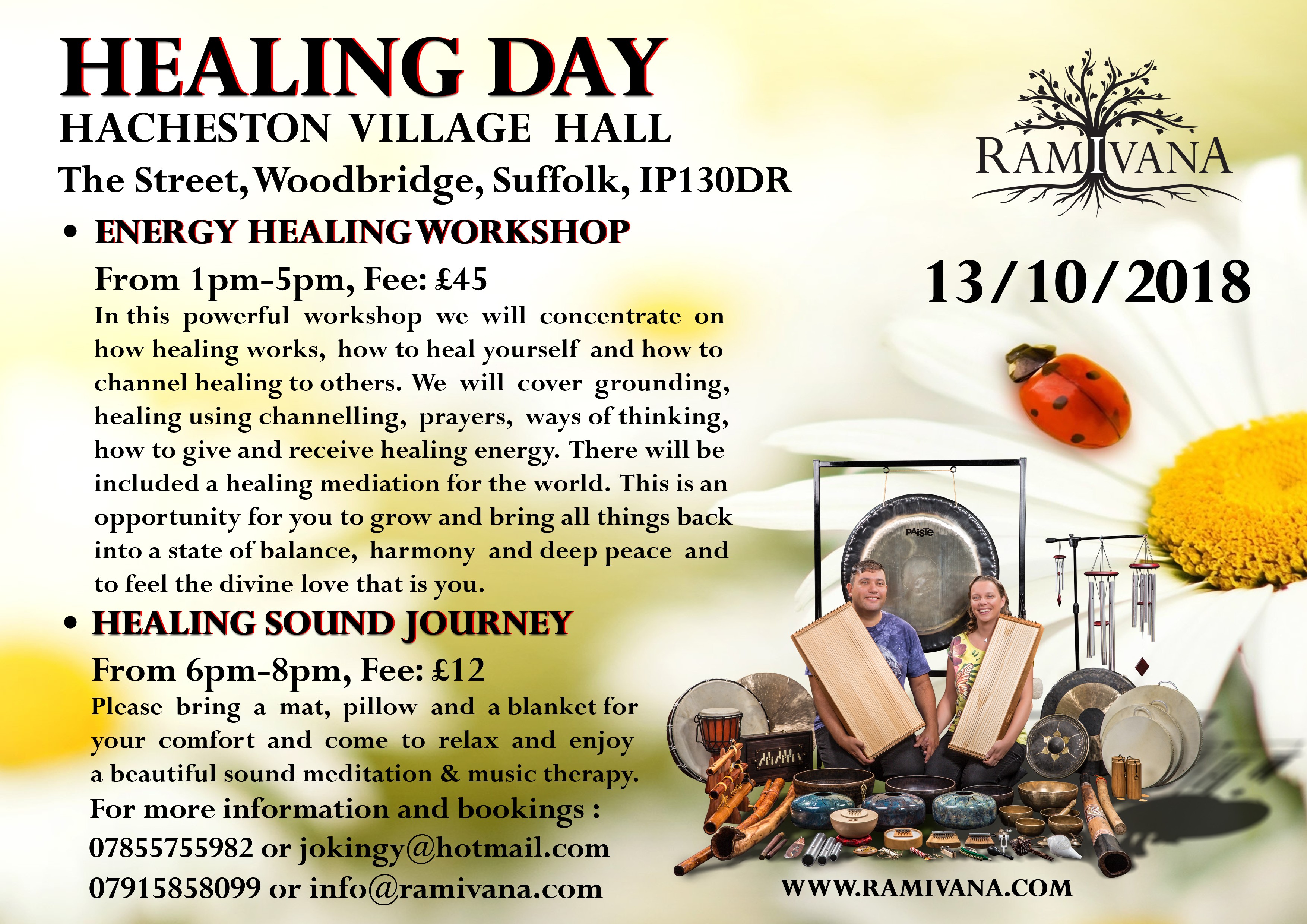 SUFFOLK - ENERGY HEALING WORKSHOP