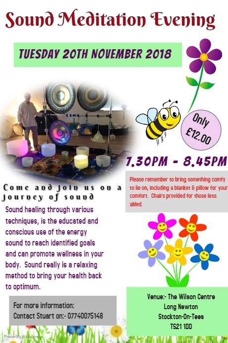 STOCKTON-ON-TEES - Sound Meditation Evening 