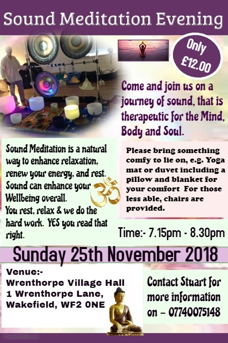 WAKEFIELD  - Sound Meditation Evening 