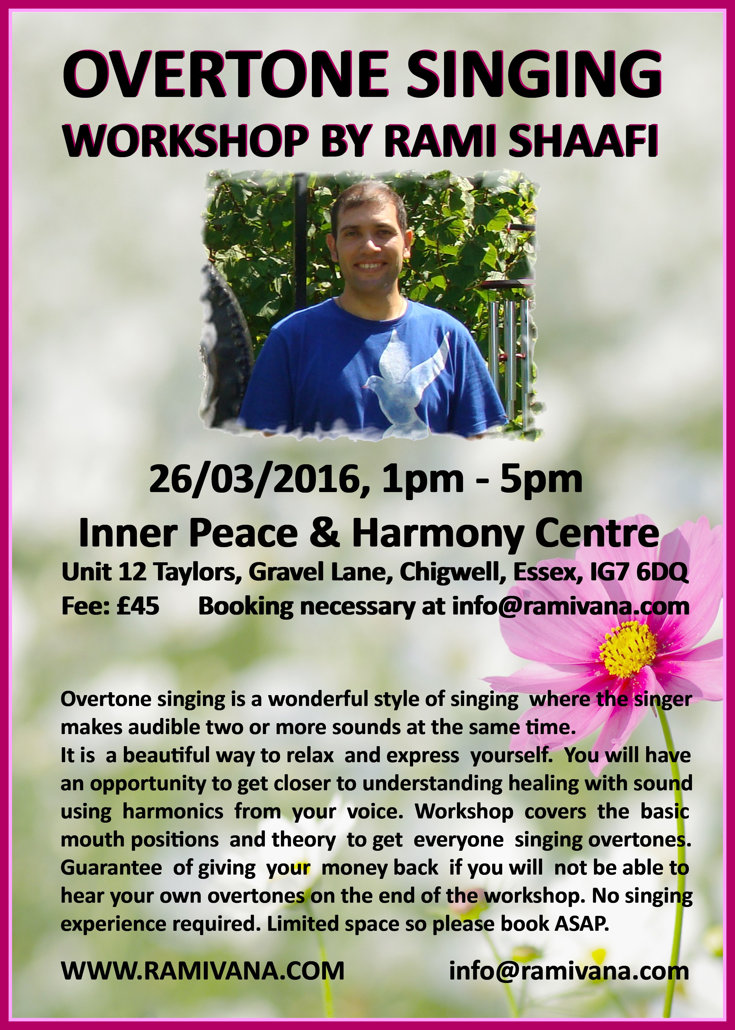 ESSEX - OVERTONE SINGING WORKSHOP