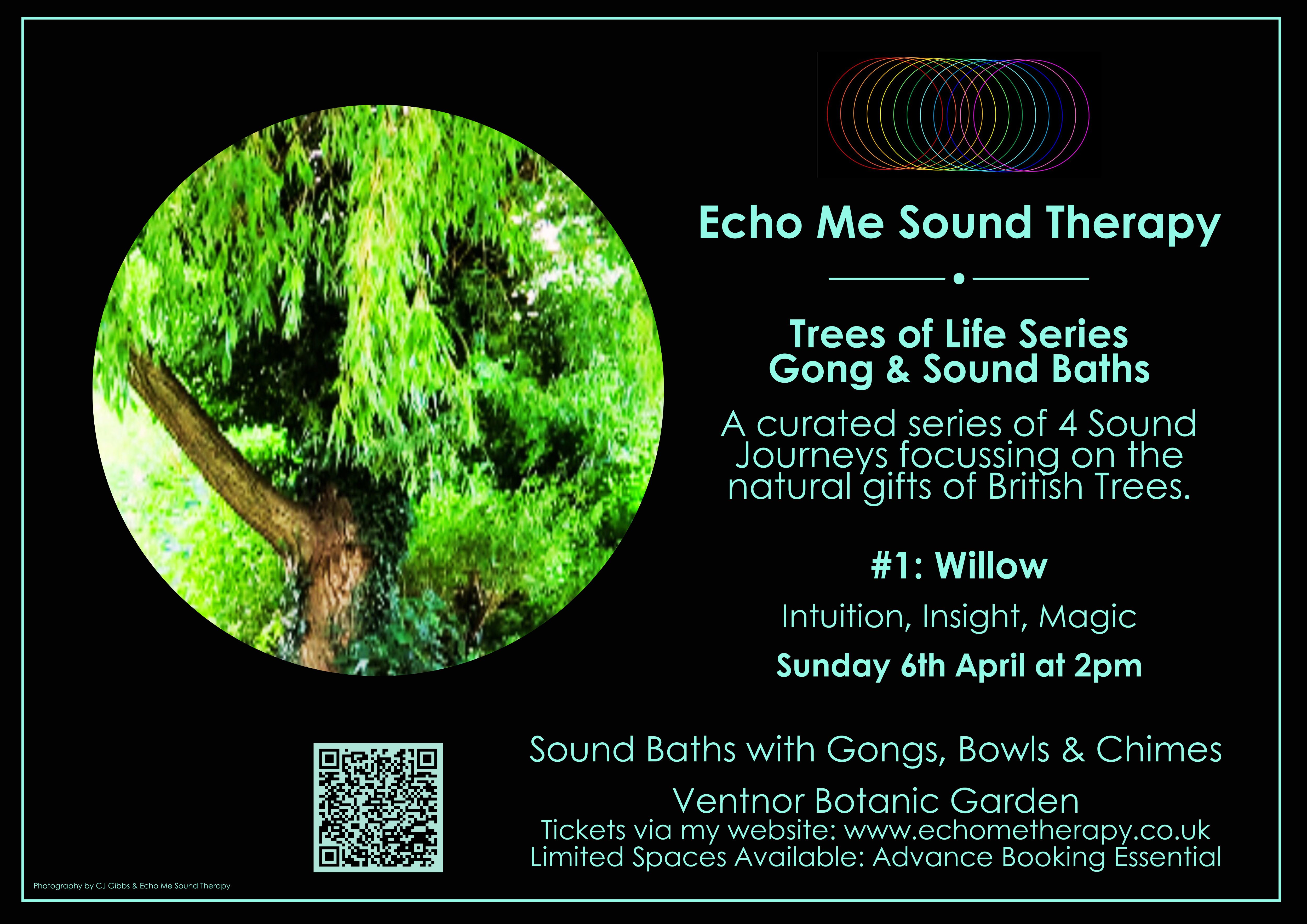 ISLE OF WIGHT - Trees of Life Series Gong & Sound Baths = Willow