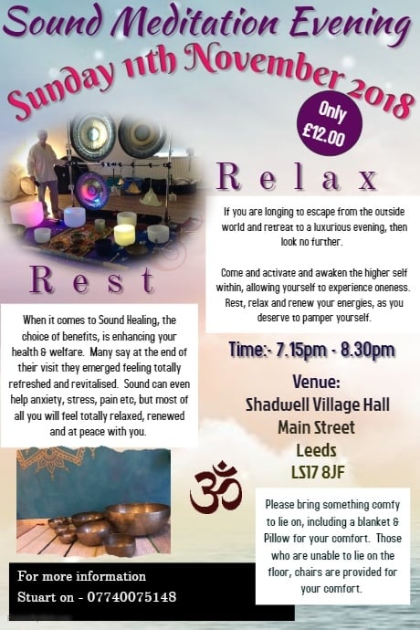 LEEDS - Sound Meditation Evening 