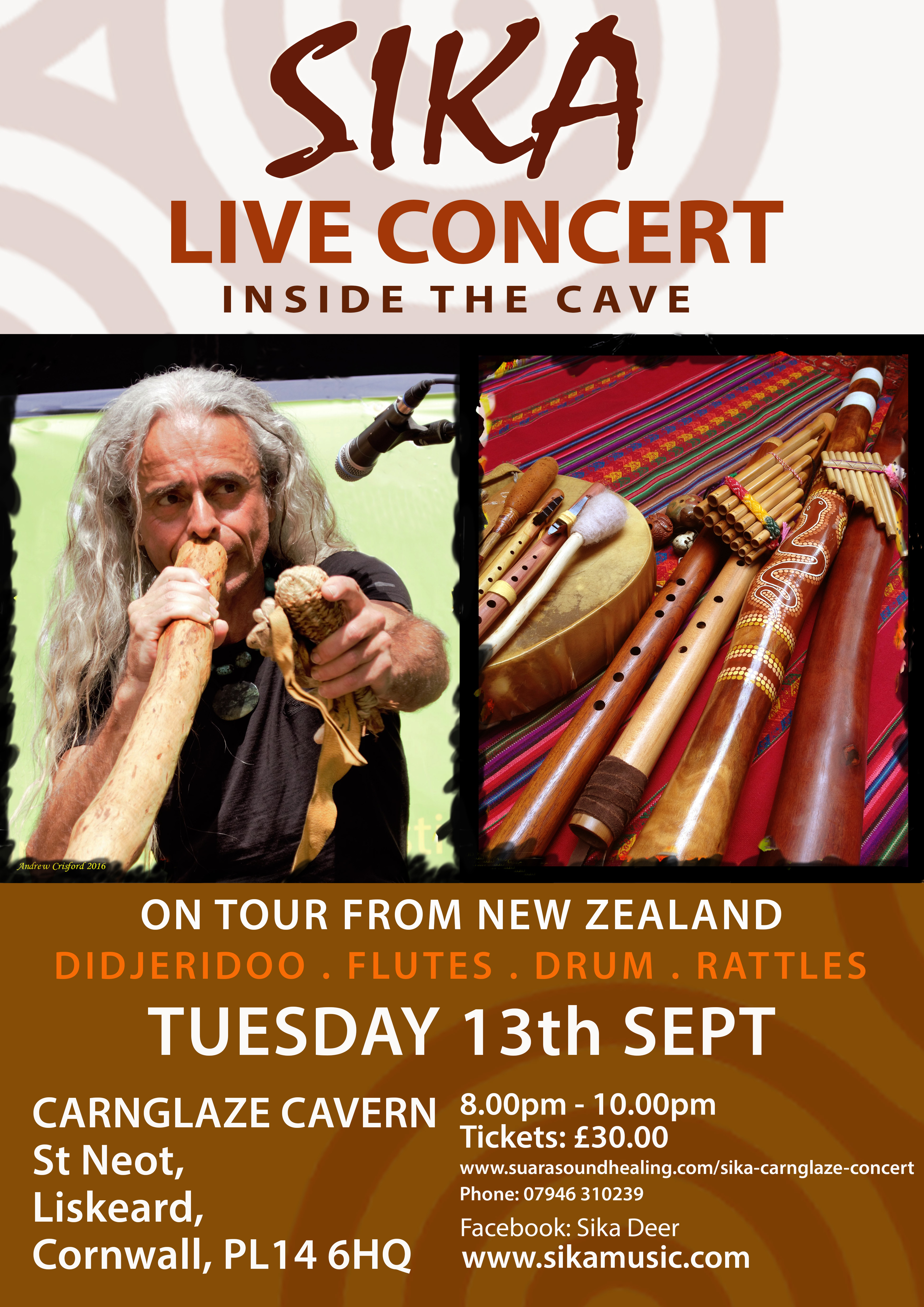 CORNWALL - Sika Live Concert in the Cavern