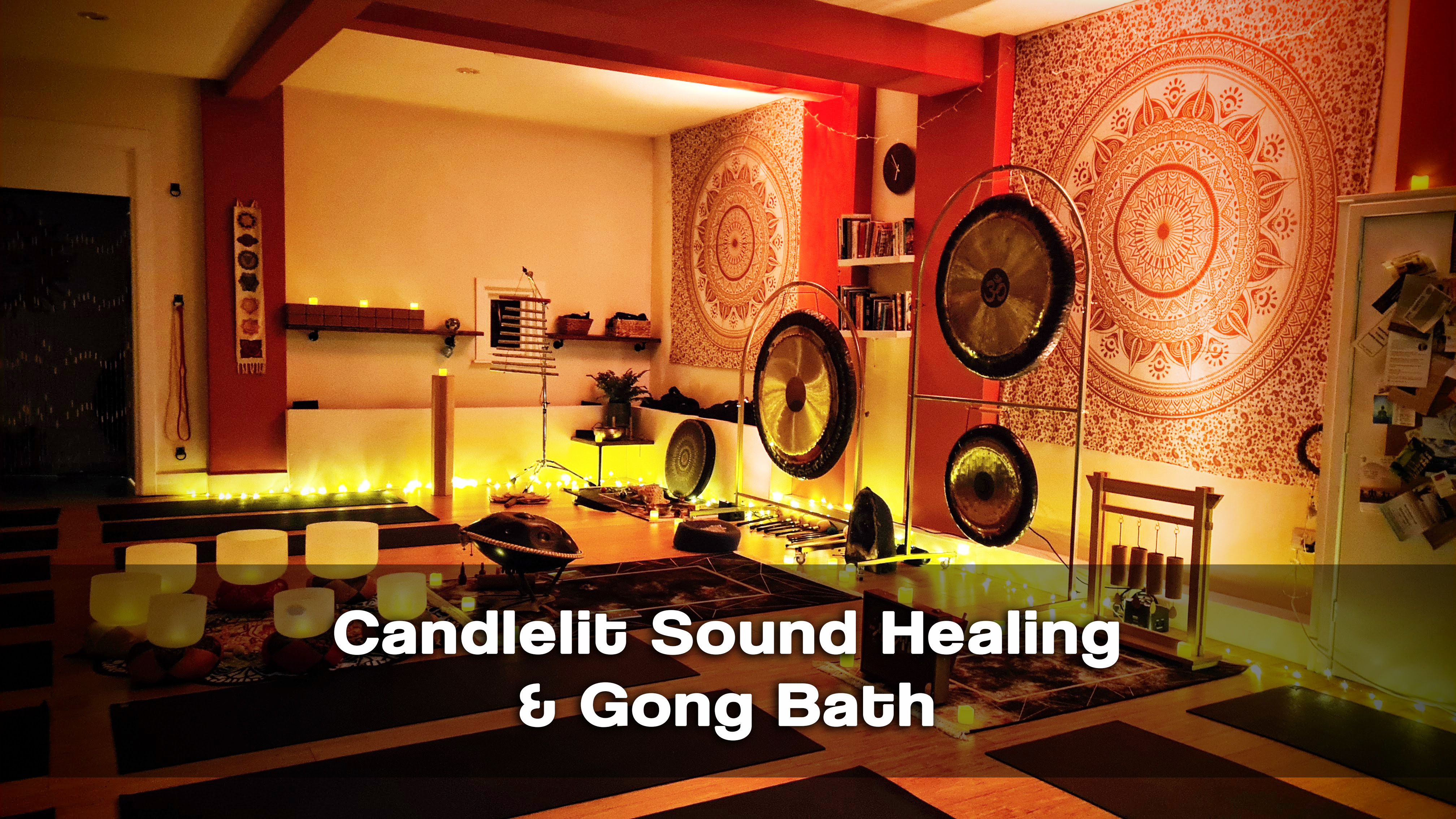 BOURNEMOUTH - STRESS RELEASE Candle lit SOUND HEALING & GONG BATH - Southbourne 