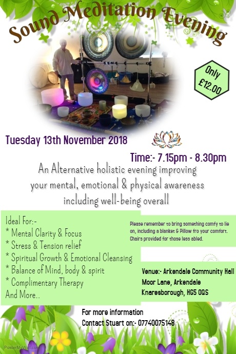 KNARESBOROUGH  - Sound Meditation Evening 