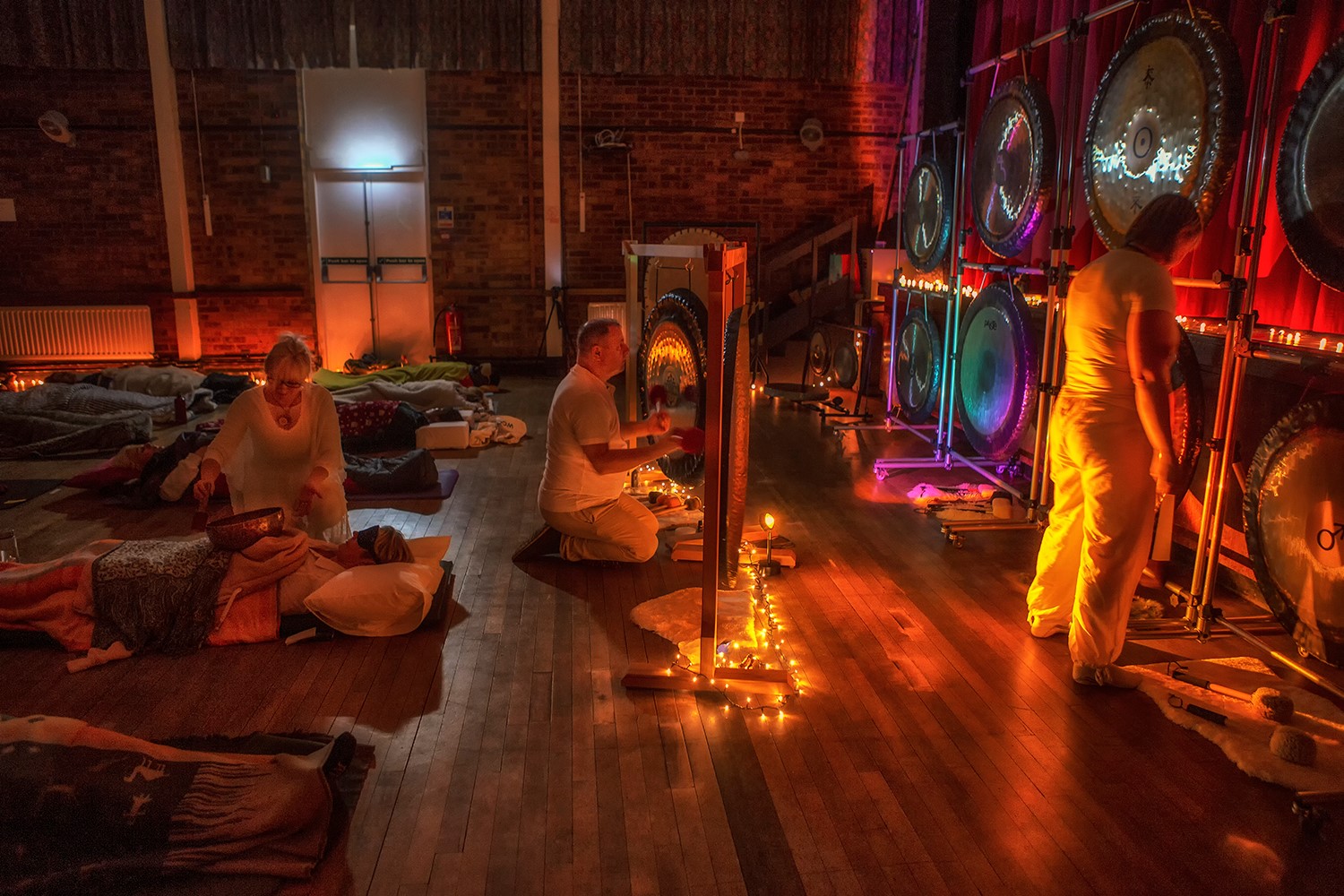 Monthly AWAKENING GONG BATH with 14 Gongs, 45"Drum, Voice ~ Double Session
