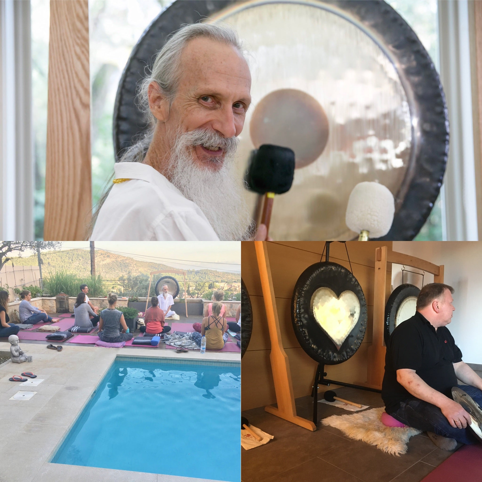 MALLORCA - Mehtab Benton & Broder Oetken Gong Training Retreat In Mallorca, Spai