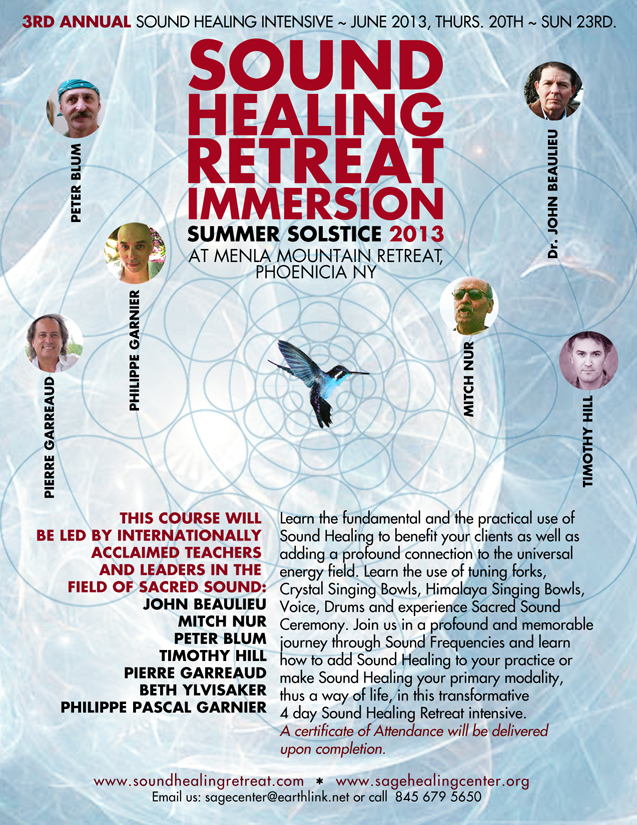 2013 Sound Healing Retreat Intensive at Menla
