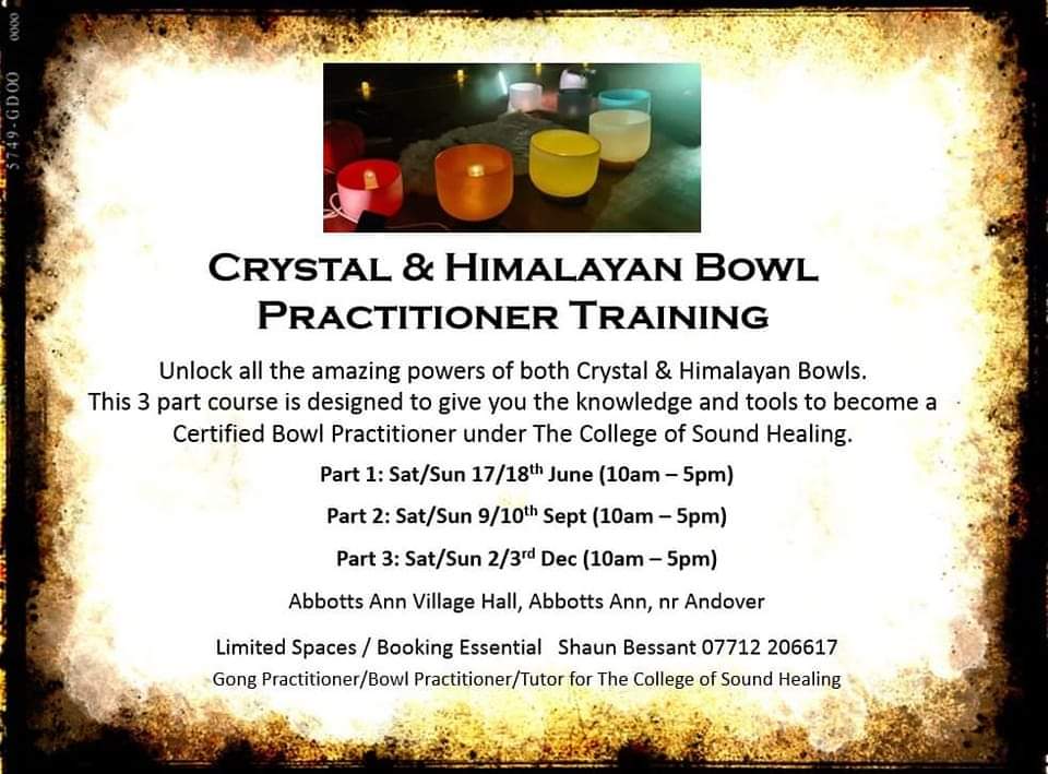Crystal & Himalayan Bowl Practitioner Course