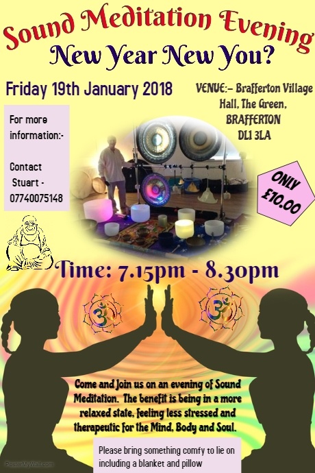 BRAFFERTON VILLAGE HALL  - Sound Meditation Evening 