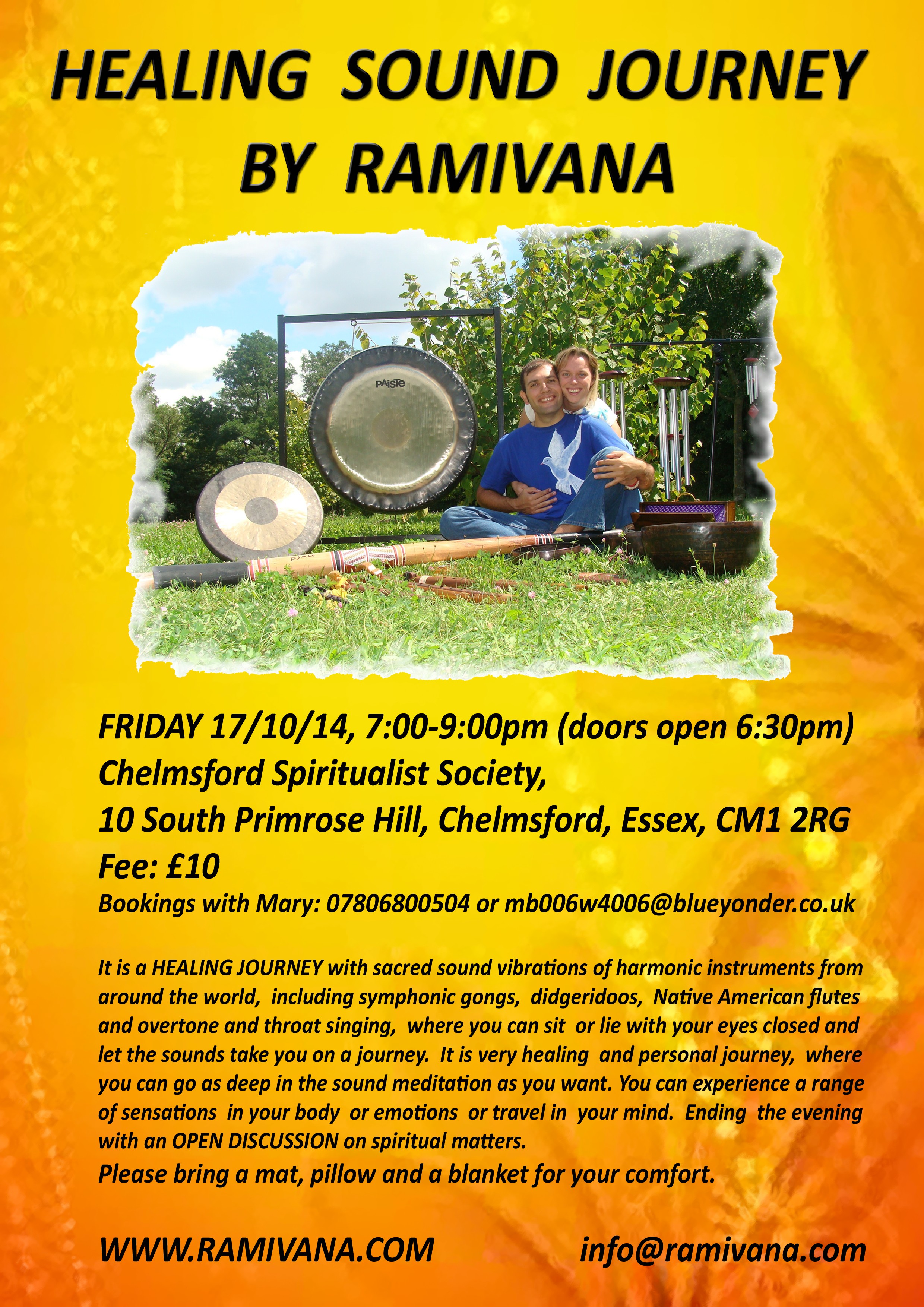 CHELMSFORD - HEALING SOUND JOURNEY