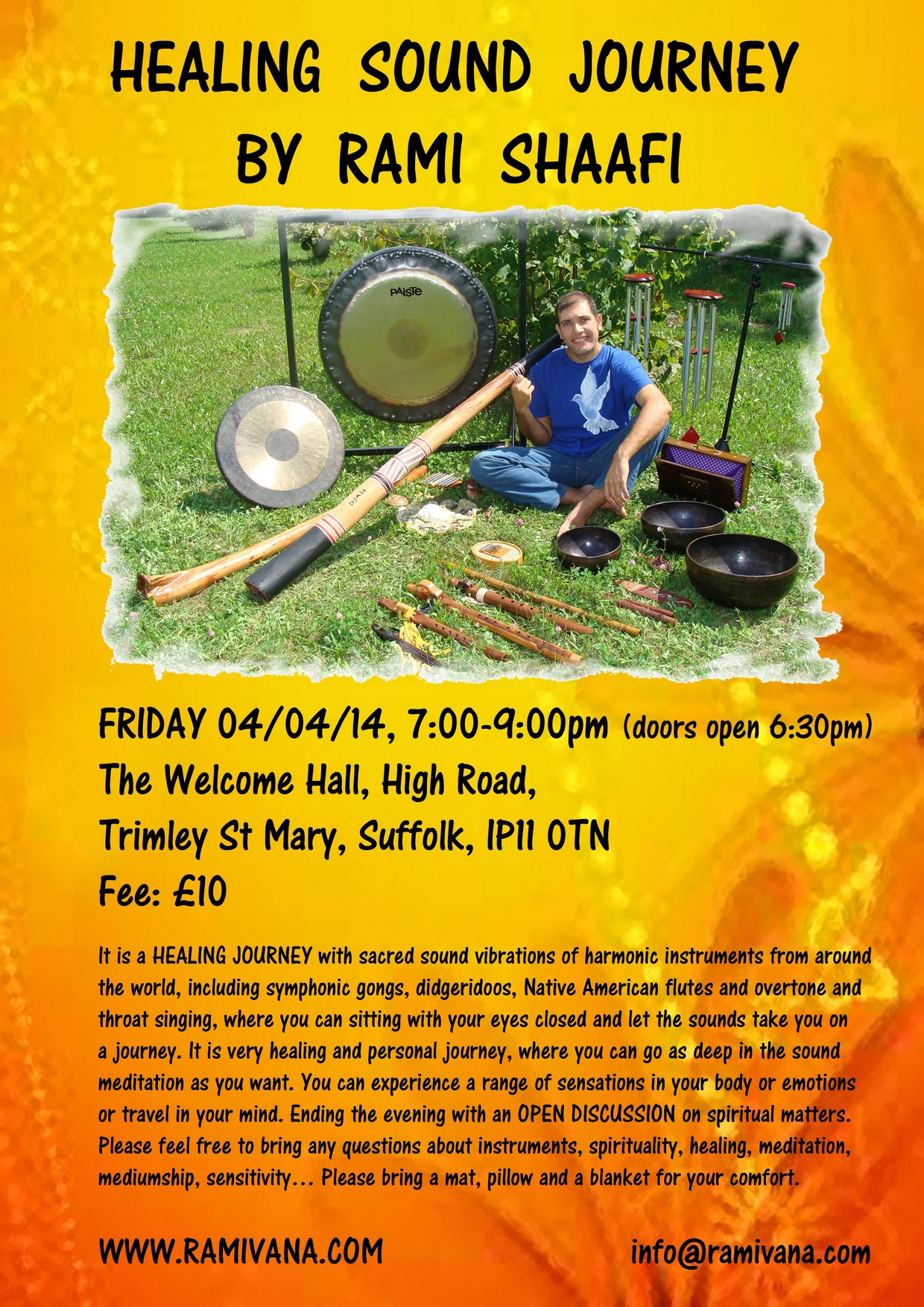 SUFFOLK - HEALING SOUND JOURNEY BY RAMI SHAAFI
