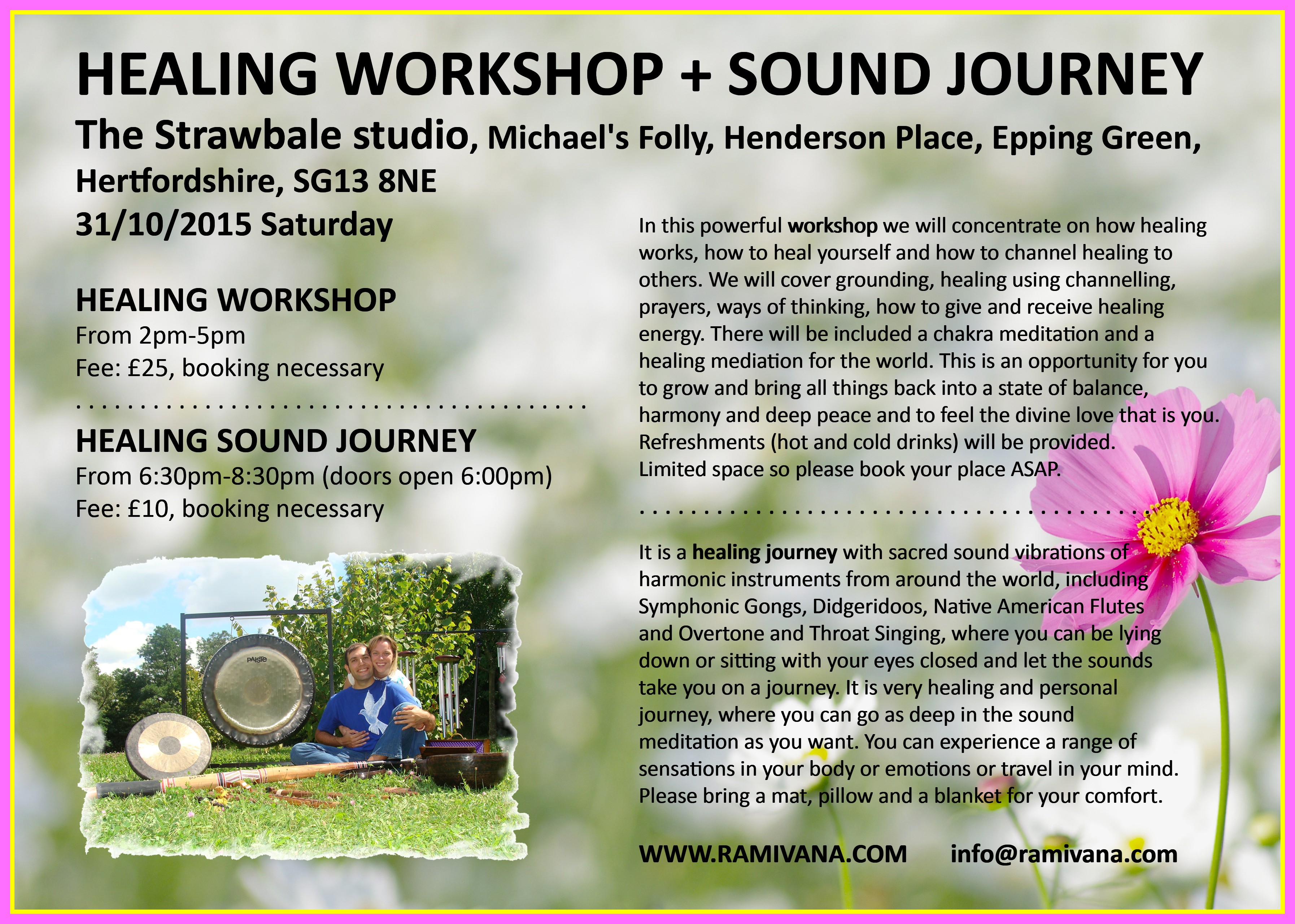 EPPING GREEN, HERTFORDSHIRE - HEALING SOUND JOURNEY