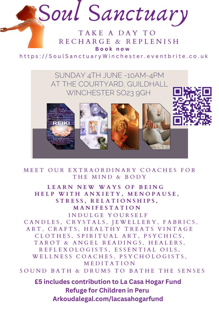 WINCHESTER -  Soul Sanctuary - Take a day to Recharge & Replenish