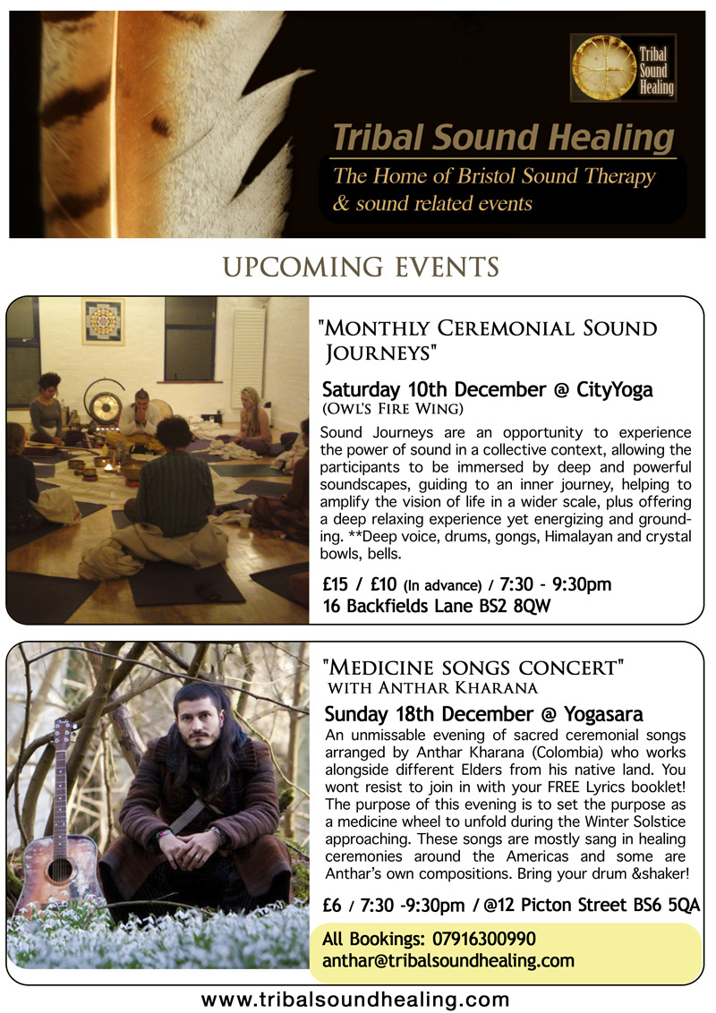 Medicine Songs Concert "The Medicine of the Americas" with Anthar Kharana