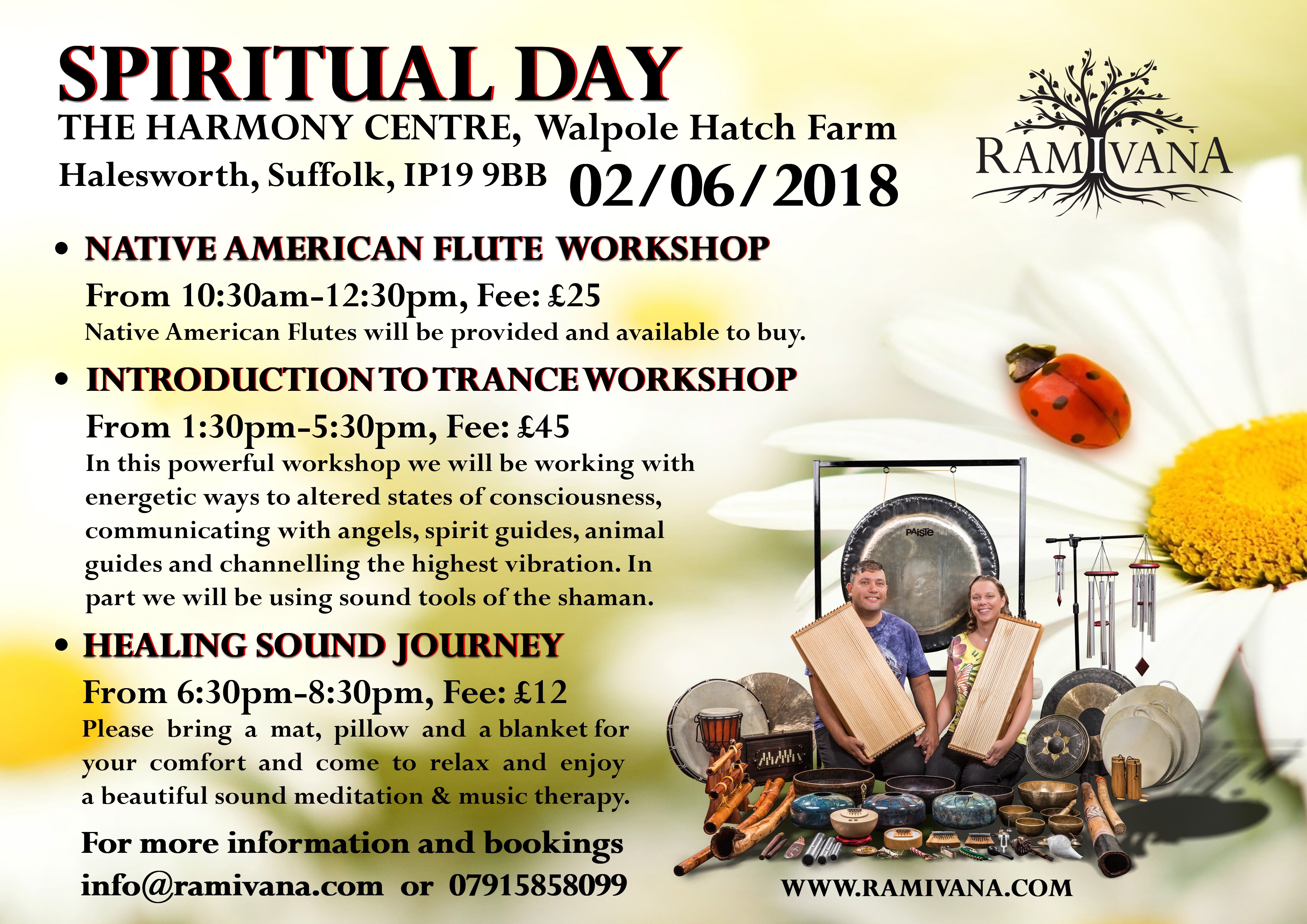SUFFOLK - NATIVE AMERICAN FLUTE WORKSHOP 