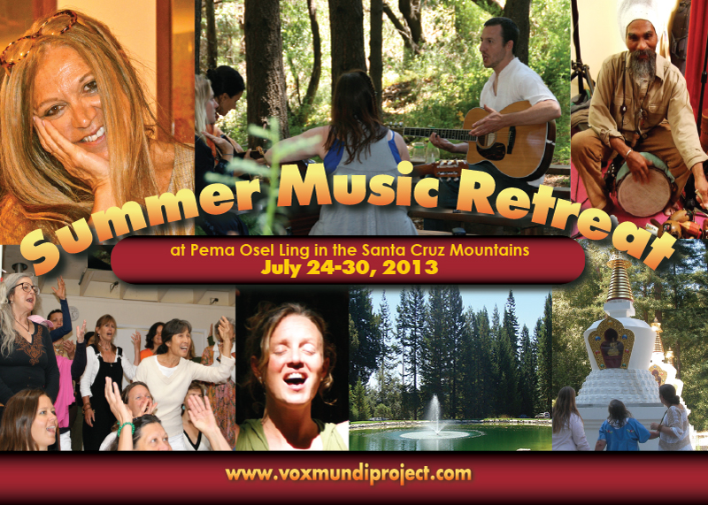CALIFORNIA - IMPROVISATION &  SACRED MUSIC RETREAT  @ the Santa Cruz Mountains