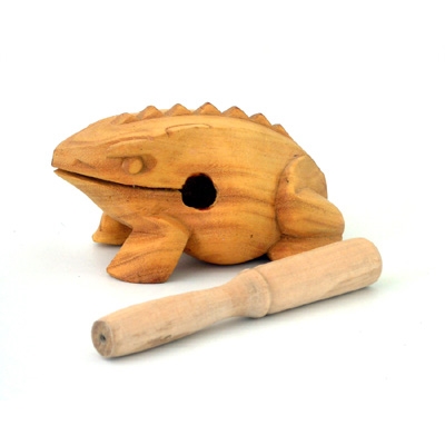 Croaking Frog Guiro - 17 cm
