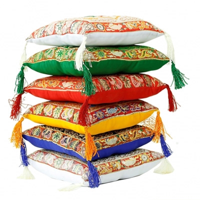 De Luxe Silk Brocade Singing Bowl Cushion 