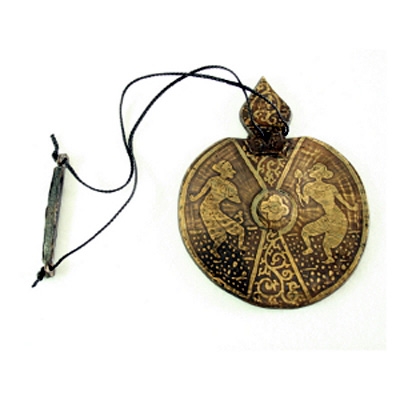 Burmese Decorated Bell Plate