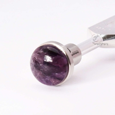  Tuning Fork Gem Foot 25 mm - Amethyst