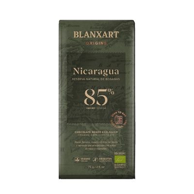 Blanxart Organic Chocolate 85% Cocoa Nicaragua 75 g