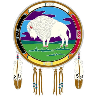 Window Transparency - Native Visions - White Buffalo