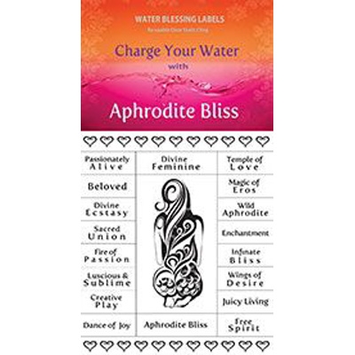 Water Blessing Labels - Aphrodite Bliss