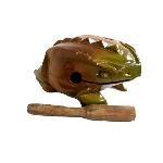 Painted Croaking Frog Guiro - 17 cm