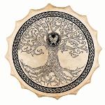Shaman drum Siberian Tree of Life - Goat 58 cm