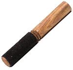Suede Singing Bowl Wand - Double Ended