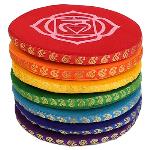 Singing Bowl Cushion Set 7 Chakras - 14.5 cm