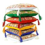 De Luxe Silk Brocade Singing Bowl Cushion 