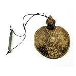 Burmese Decorated Bell Plate - 13 cm