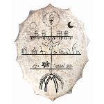 Shaman drum Siberian Saami style - Goat Oval
