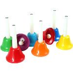 Coloured Tuned Handbells Set