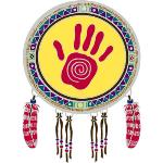 Window Transparency - Native Visions - Shamans Hand