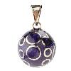 Mexican Musical Bola - Purple Blue Circles