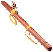 High Spirits Sparrow Hawk Flute - Cedar - Turquoise Inlay