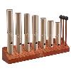 Meinl Sonic Energy 7-piece Wah-Wah Tube Chakra Set, 432 Hz