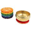 Singing Bowl Cushion Set 7 Chakras - 14.5 cm