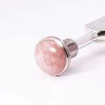  Tuning Fork Gem Foot 25 mm - Rose Quartz